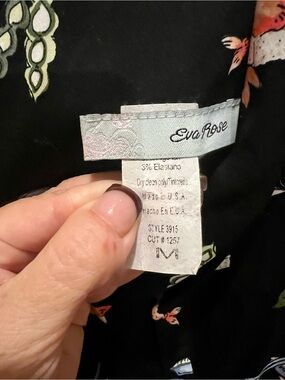 Eva Rose Black Sushi Print Dress - Medium
